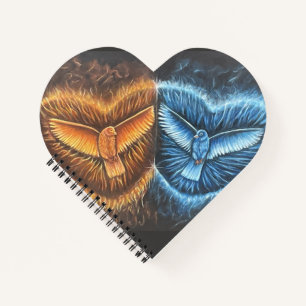 Carnet Oiseaux volant ensemble-