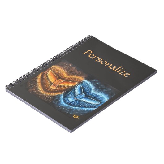 Carnet Oiseaux volant ensemble- (Côté gauche)