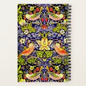 Carnet Oiseaux voleurs de fraises William Morris (Verso)
