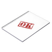 Carnet OK Écrit (Côté gauche)