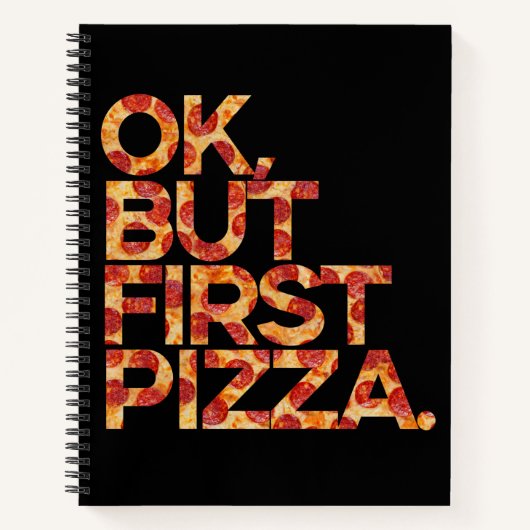 Carnet Ok Mais D'abord Pizza (Devant)