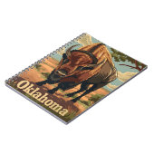 Carnet Oklahoma Bison Vintage (Côté gauche)