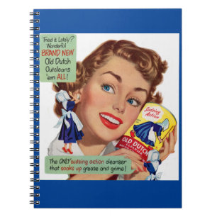 Carnet Old Dutch Cleanser lady