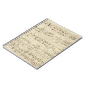 Carnet Old Music Notes (Côté gauche)