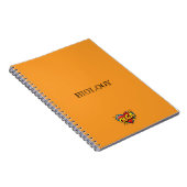 Carnet Olga Cœur Jaune (Côté Droit)