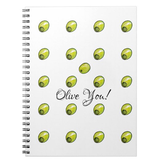Carnet Olive (Devant)