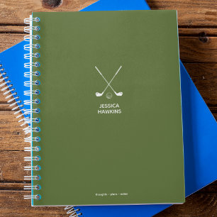 Carnet Olive Green Crossing Clubs Icon Personnel