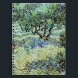 Carnet Olive Grove par Vincent van Gogh<br><div class="desc">Olive Grove de Vincent van Gogh est une peinture vintage de la nature post impressionnisme d'art. Van Gogh a peint une douzaine de paysages d'oliviers vivant dans le sud de la France. Un verger rempli d'arbres fruitiers sur une ferme en été. À propos de l'artiste : Vincent Willem van Gogh...</div>