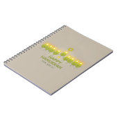Carnet Olive Hanoukka Menorah (Côté gauche)