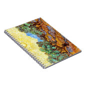 Carnet Olive Trees (1889) paysage art Van Gogh spiral (Côté Droit)