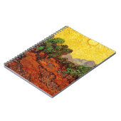 Carnet Olive Trees with Yellow Sky and Sun (Côté gauche)