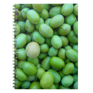 Carnet Olives vertes