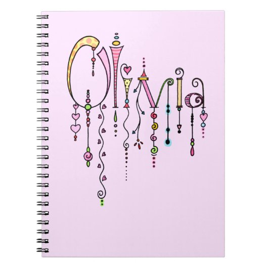 Carnet Olivia Dangles (Devant)