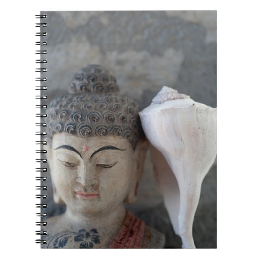Carnet OM Bouddha Seashell (Devant)