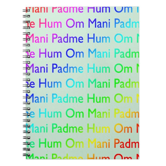 Carnet Om Mani Padme Hum (Devant)
