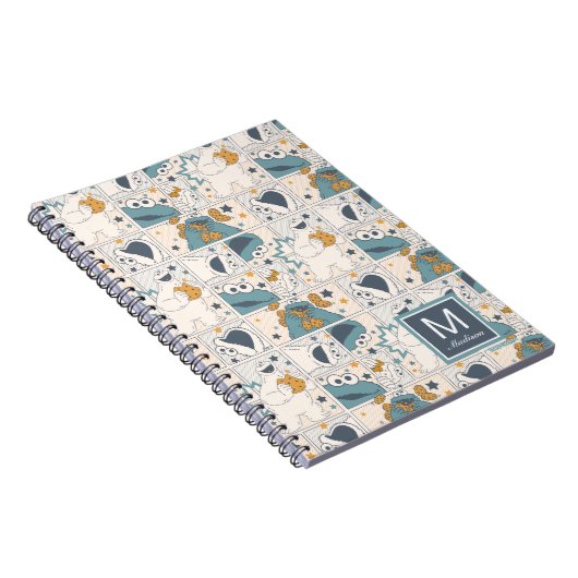 Carnet Om Nom Nom Nom Motif BD | Ajouter Votre Nom (Côté Droit)