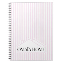 OMAÏA HOME Minimal House Logo Notebook