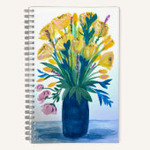 Carnet Oma's Flowers spiral notebook (Recto)