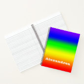 Carnet Ombre arc-en-ciel (Intérieur)