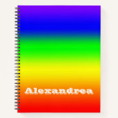 Carnet Ombre arc-en-ciel (Devant)