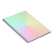 Carnet Ombre Arc-en-ciel Pastel émaillé de boue esthétiqu (Côté Droit)