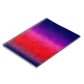Carnet Ombre bleu-rouge (Côté gauche)