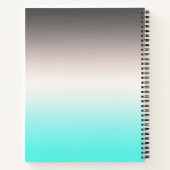 Carnet Ombre gris turquoise (Dos)