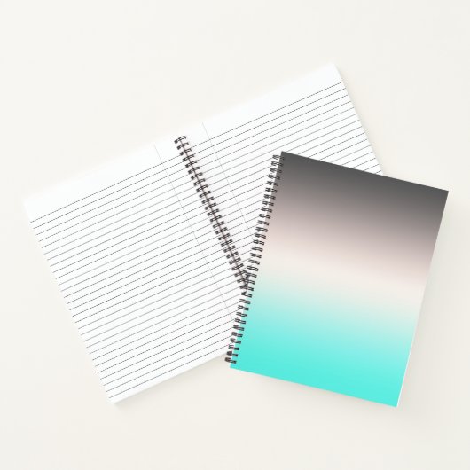 Carnet Ombre gris turquoise (Intérieur)