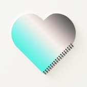 Carnet Ombre gris turquoise (Dos)