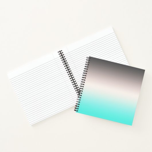Carnet Ombre gris turquoise (Intérieur)