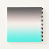 Carnet Ombre gris turquoise (Dos)
