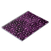 Carnet Ombre violet et Parties scintillant de glam noir L (Côté gauche)