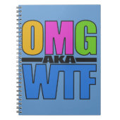 Carnet OMG aka WTF custom notebook (Devant)
