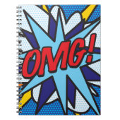 Carnet OMG Fun Retro Comic Book Pop Art (Devant)