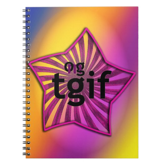 Carnet OMG ! tgif (Devant)