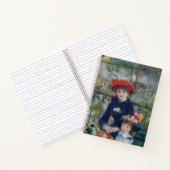 Carnet On the Terrace, Impressionist Portrait, Renoir (Intérieur)