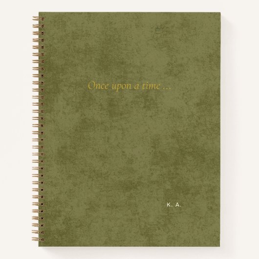 Carnet 'Once Upon a Time' Writer’s Notebook (Devant)