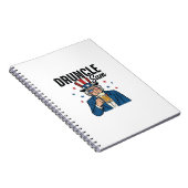 Carnet Oncle Sam drôle de conception vectorielle de bière (Côté Droit)