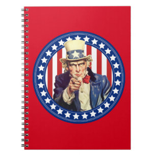 Carnet Oncle Sam Étoiles et rayures