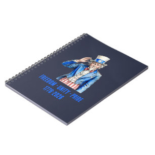 Carnet Oncle Sam Joyeux 14 juillet Patriotique
