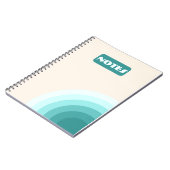 Carnet Ondes Ombre (Côté gauche)