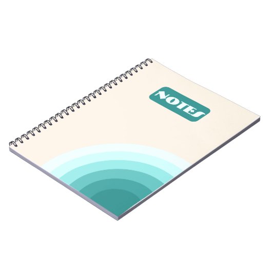 Carnet Ondes Ombre (Côté gauche)