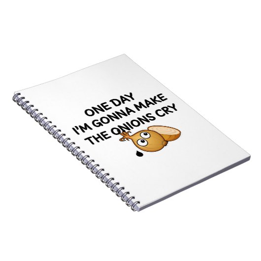 Carnet One Day I'm Gonna Make The Onions Cry (Côté Droit)