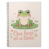 Carnet One Hop at a Time | Frog on Lily Pad (Devant)