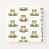 Carnet One Hop at a Time | Frog on Lily Pad Notebook (Dos)
