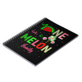 Carnet One in a Melon Watermelon Birthday Girl Matching  (Côté gauche)