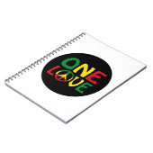 Carnet One Love, Reggae design (Côté gauche)