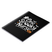 Carnet One Spooky Nurse Funny Ghost Nurse Halloween Essen (Côté gauche)