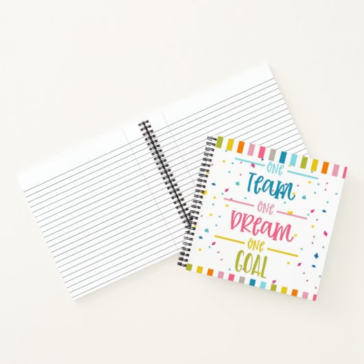 Carnet one team one dream (Intérieur)