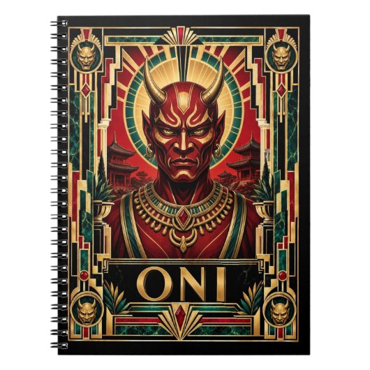 Carnet Oni, Art Déco Mythique (Devant)